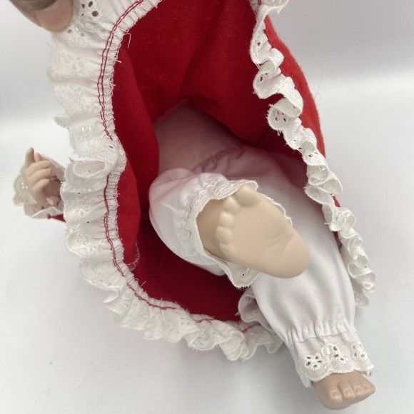 The Danbury Mint Porcelain Doll Waiting for Santa by Elaine Campbell Perfect! - Picture 13 of 16